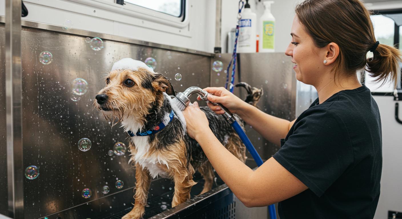 Dog wash mobile grooming orlando