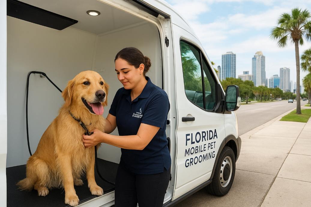 About Florida Mobile pet grooming