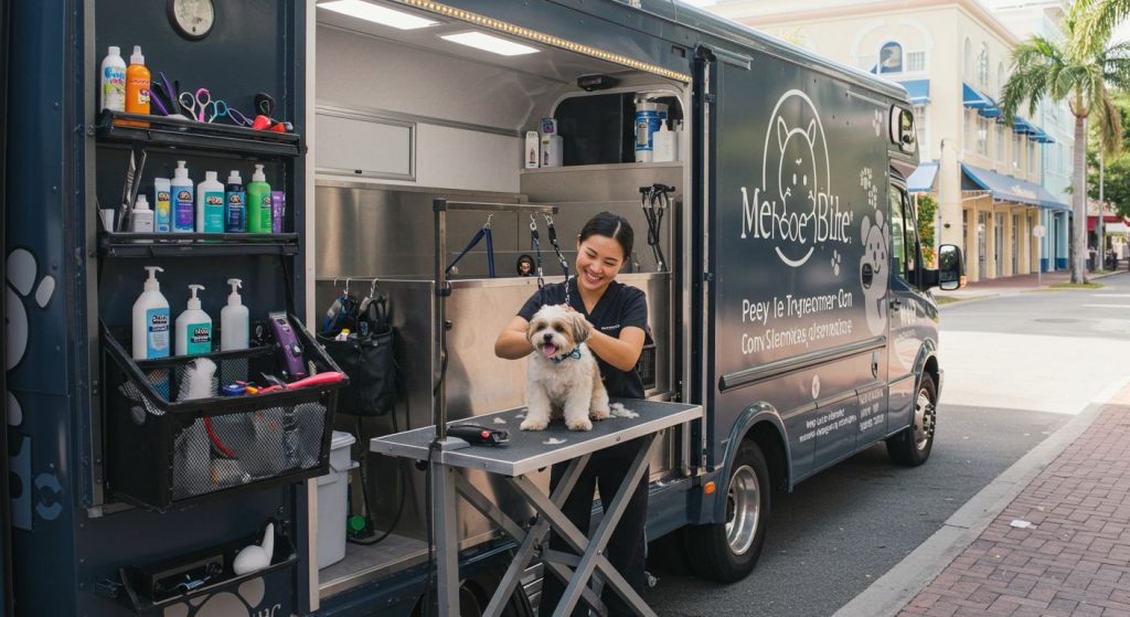 Mobile Pet Grooming Plantation
