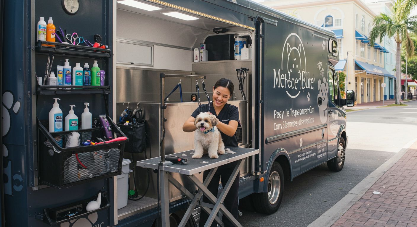 Mobile Pet Grooming Plantation